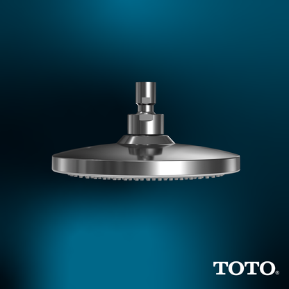 TOTO TBW01004U1#CP G Series 2.5 Gpm Two Spray Function 8.5 Inch Round Showerhead With Comfort Wave And Warm Spa - Polished Chrome