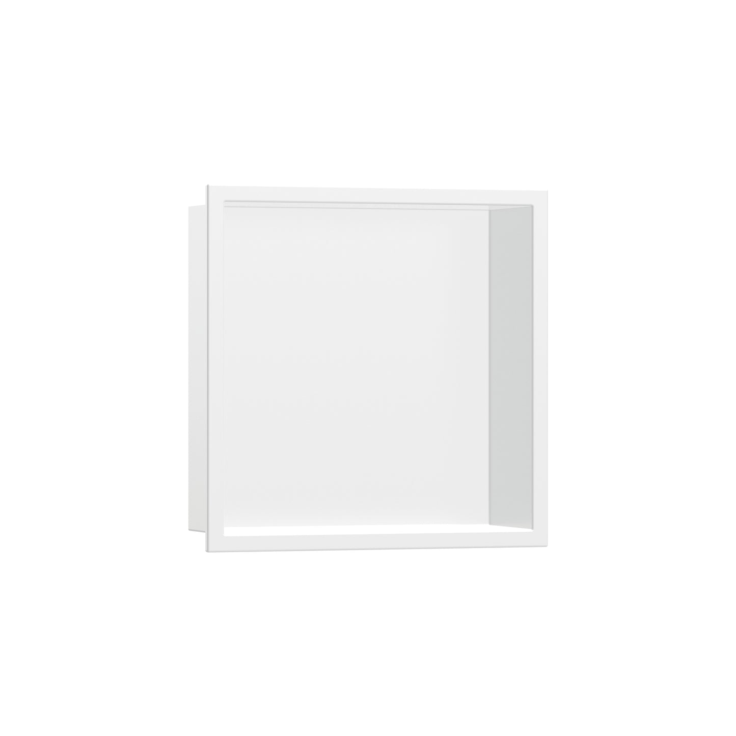 HANSGROHE 56093700 XtraStoris Original Wall Niche with Frame 12"x 12"x 5.5" in Matte White