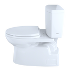 TOTO CST474CUFG#01 Vespin II 1G Two-Piece Elongated 1.0 GPF Universal Height Skirted Design Toilet with CEFIONTECT , Cotton White