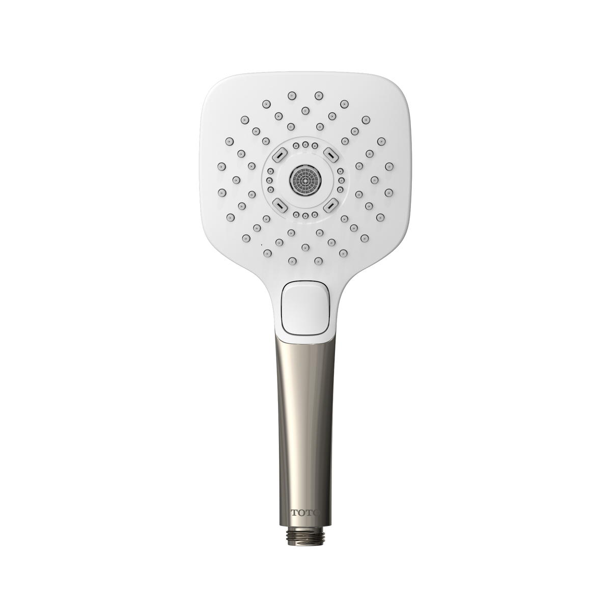 TOTO TBW02015U4#PN G Series 1.75 Gpm Multifunction 4 Inch Square Handshower With Active Wave - Polished Nickel