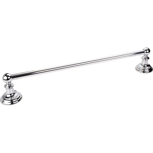 ELEMENTS BHE5-04PC-R Fairview Polished Chrome 24" Single Towel Bar - Retail Packaged , Polished Chrome