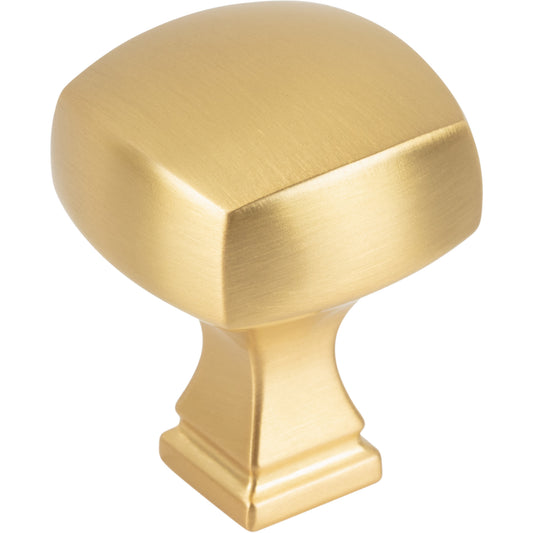 JEFFREY ALEXANDER 278BG Audrey 1-1/8" Diameter Square Knob - Brushed Gold