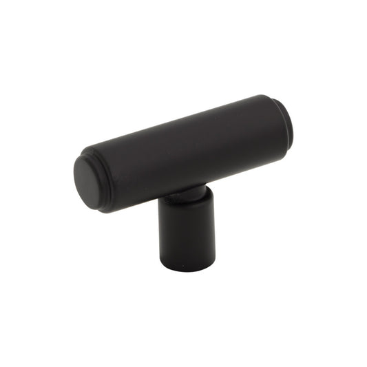 TOP KNOBS TK3111BLK Clarence 2" Length Bar Knob - Flat Black