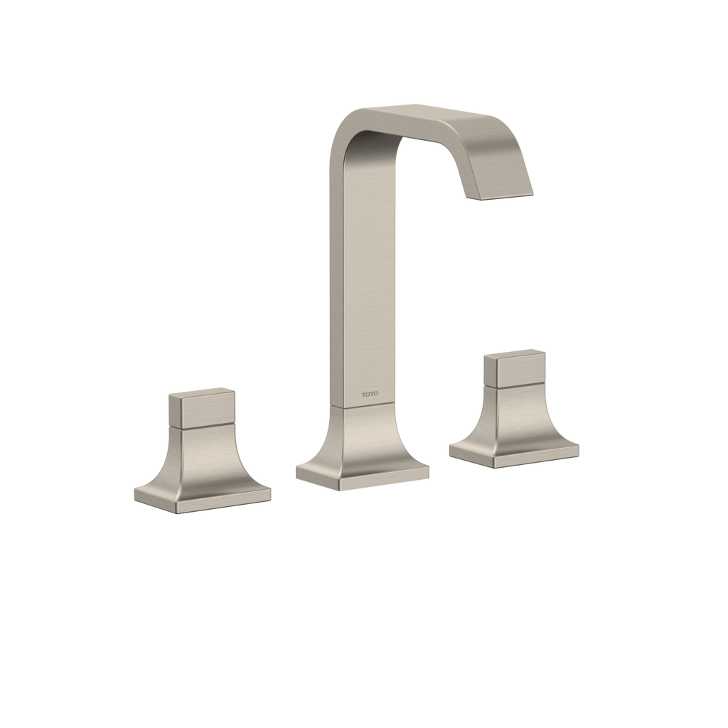 TOTO TLG08201U#BN Gc 1.2 Gpm Two Handle Widespread Bathroom Sink Faucet - Brushed Nickel