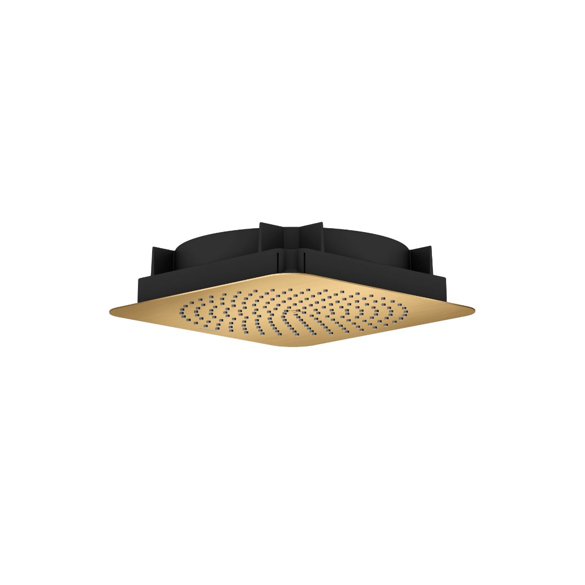 AXOR 28795251 Citterio C Showerhead 270 Square 1-Jet Flush Ceiling, 2.5 GPM - Brushed Gold Optic