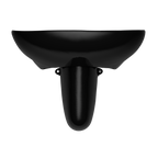 TOTO LHT242.8#51 Prominence Oval Wall-Mount Bathroom Sink And Shroud For 8 Inch Center Faucets - Ebony