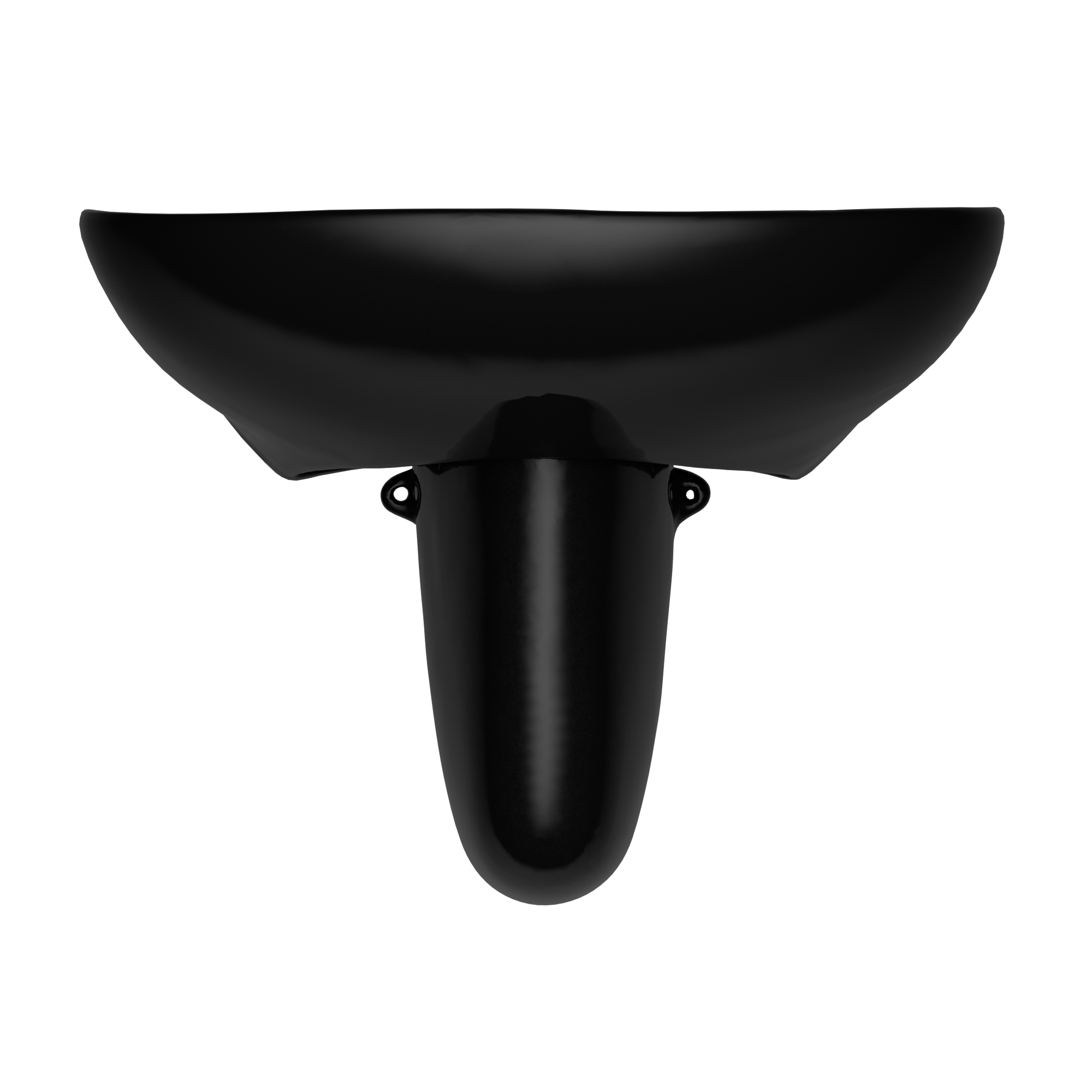 TOTO LHT242.8#51 Prominence Oval Wall-Mount Bathroom Sink And Shroud For 8 Inch Center Faucets - Ebony
