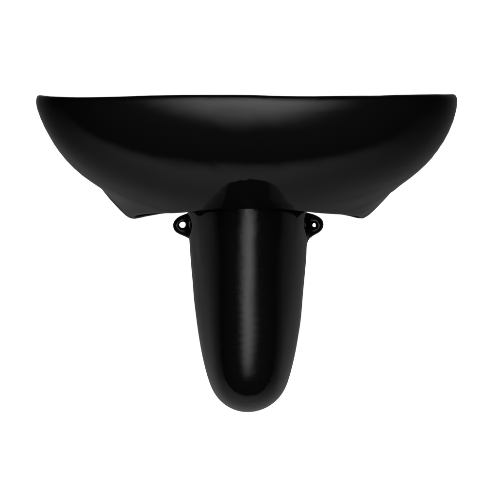 TOTO LHT242#51 Prominence Oval Wall-Mount Bathroom Sink And Shroud For Single Hole Faucets - Ebony