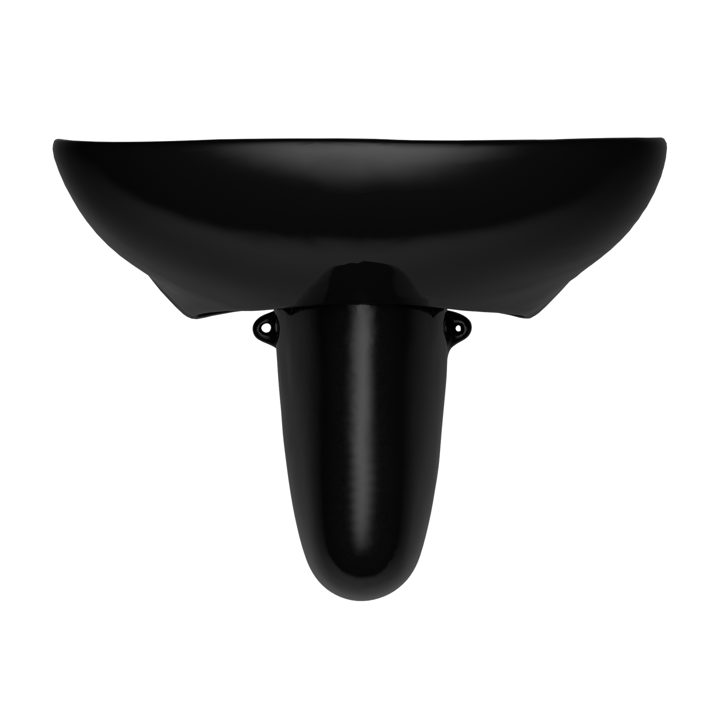 TOTO LHT242#51 Prominence Oval Wall-Mount Bathroom Sink And Shroud For Single Hole Faucets - Ebony