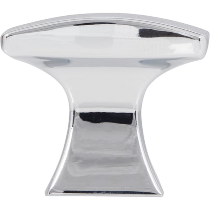 JEFFREY ALEXANDER 767PC Philip 1-1/4" Length Rectangle Knob - Polished Chrome