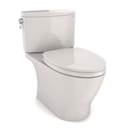 TOTO MS442124CUFG#11 Nexus 1G Two-Piece Elongated 1.0 Gpf Universal Height Toilet With Cefiontect And Ss124 Softclose Seat - Colonial White