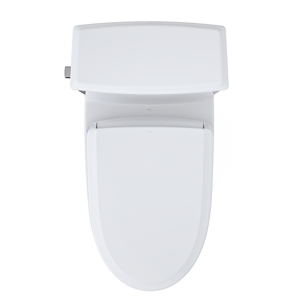 TOTO MW4944724CEMFGA#01 Washlet+ Connelly Two-Piece Elongated Dual Flush 1.28 And 0.9 Gpf Toilet And Classic Washlet S7 Contemporary Bidet Seat With Auto Flush - Cotton White