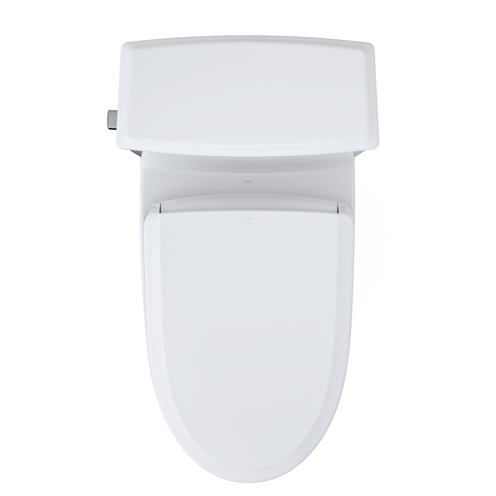 TOTO MW4944724CEMFGA#01 Washlet+ Connelly Two-Piece Elongated Dual Flush 1.28 And 0.9 Gpf Toilet And Classic Washlet S7 Contemporary Bidet Seat With Auto Flush - Cotton White