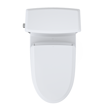 TOTO MW4944724CEMFGA#01 Washlet+ Connelly Two-Piece Elongated Dual Flush 1.28 And 0.9 Gpf Toilet And Classic Washlet S7 Contemporary Bidet Seat With Auto Flush - Cotton White