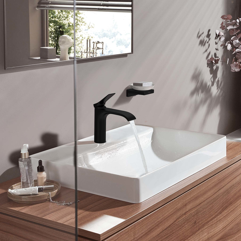 HANSGROHE 75020671 Vivenis Single-hole Faucet 110 with Pop-Up Drain, 1.2 GPM - Matte Black