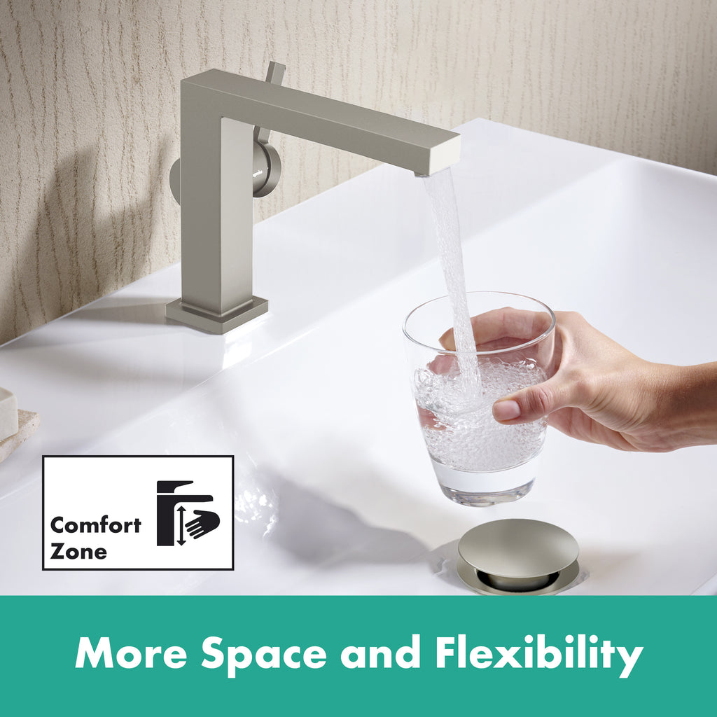 HANSGROHE 73021821 Tecturis E Single-Hole Fine 110, 1.2 GPM - Brushed Nickel