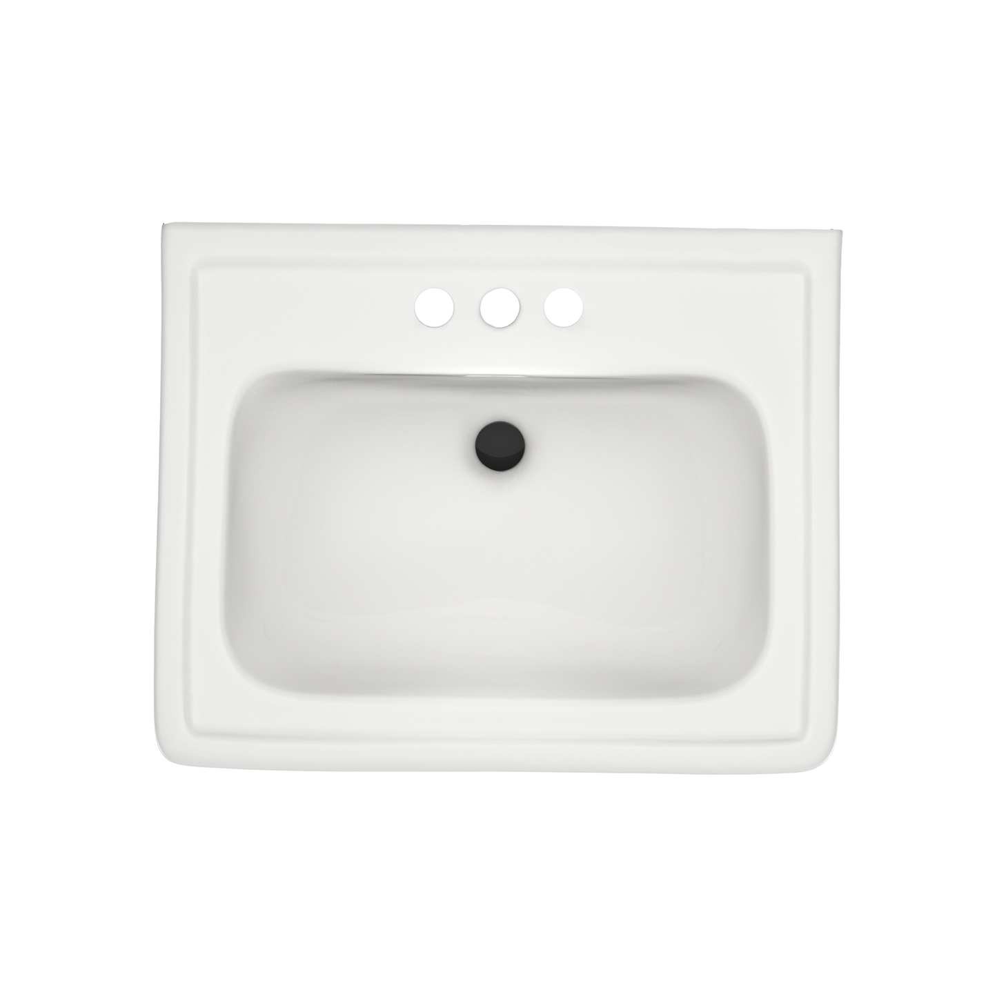 TOTO LPT532.4N#11 Promenade 24" X 19-1/4" Rectangular Pedestal Bathroom Sink For 4 Inch Center Faucets - Colonial White