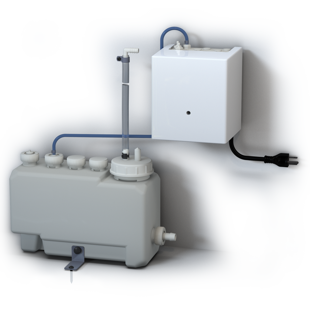 TOTO TES202AA#CP Touchless Auto Sensor Soap Dispenser Controller With 3 Liter Reservoir Tank And 2 Spouts - Polished Chrome