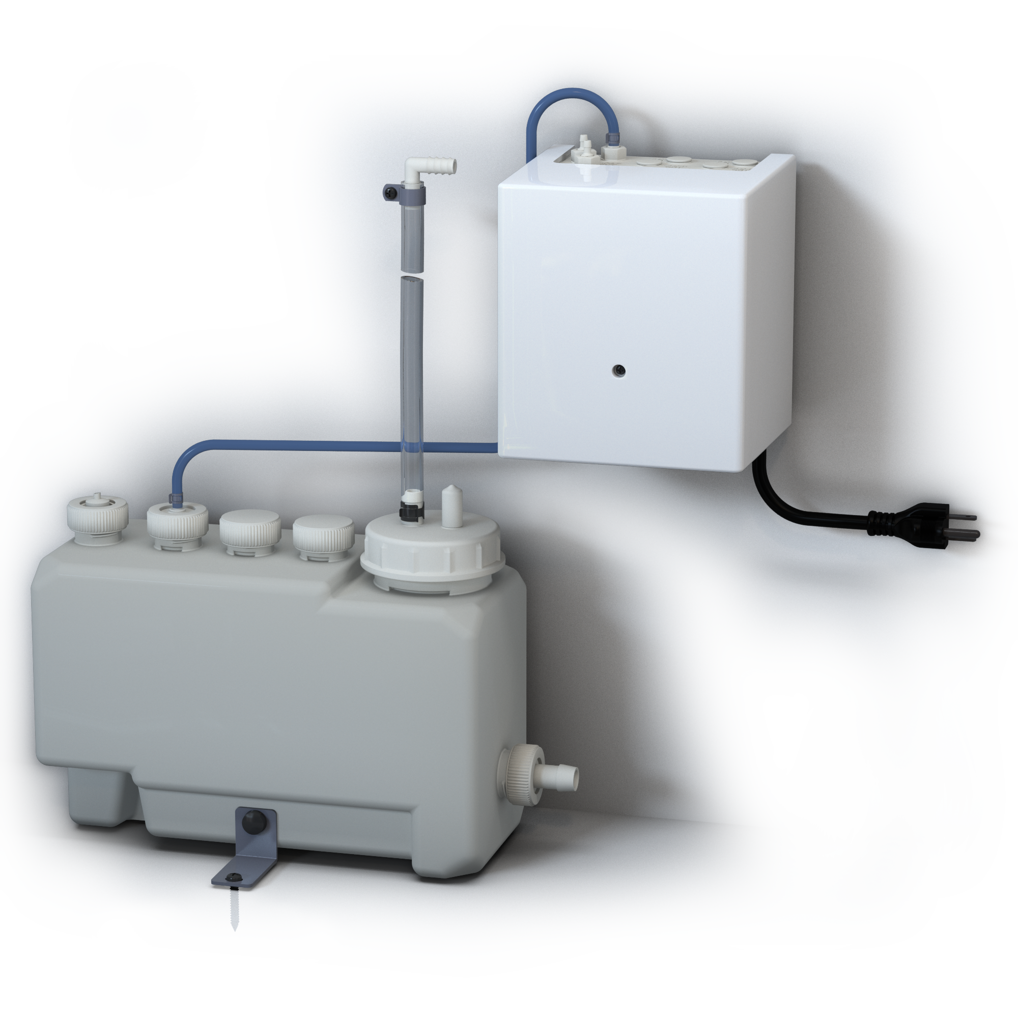 TOTO TES202AA#CP Touchless Auto Sensor Soap Dispenser Controller With 3 Liter Reservoir Tank And 2 Spouts - Polished Chrome
