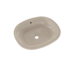 TOTO LT483G#03 Maris 17-5/8" X 14-9/16" Oval Undermount Bathroom Sink With Cefiontect - Bone