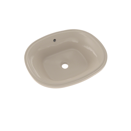 TOTO LT483G#03 Maris 17-5/8" X 14-9/16" Oval Undermount Bathroom Sink With Cefiontect - Bone