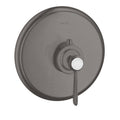 AXOR 16824341 Montreux Thermostatic Trim HighFlow with Lever Handle - Brushed Black Chrome