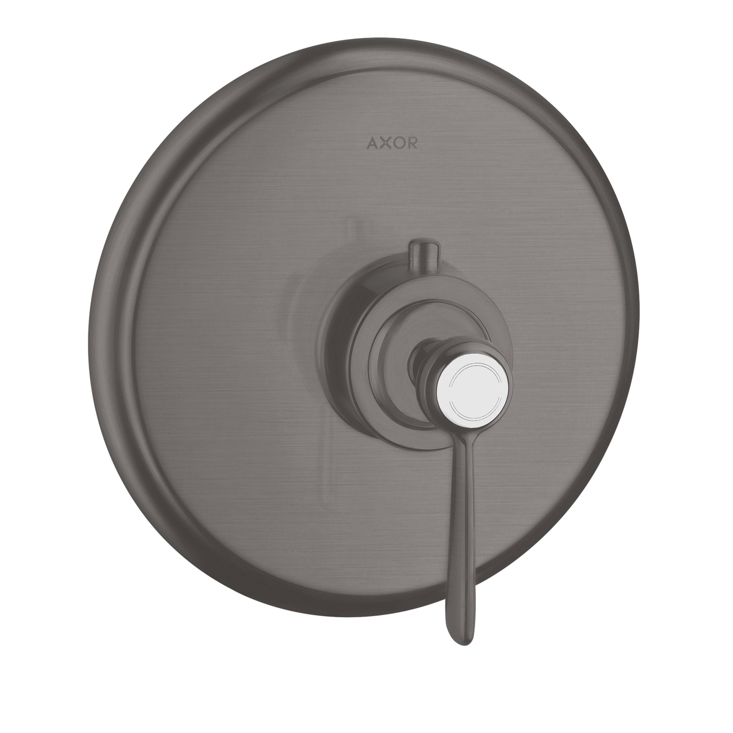 AXOR 16824341 Montreux Thermostatic Trim HighFlow with Lever Handle - Brushed Black Chrome
