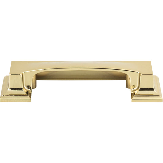 ATLAS 339-FG Sutton Place 3" Center to Center Cup/Bin Pull , French Gold