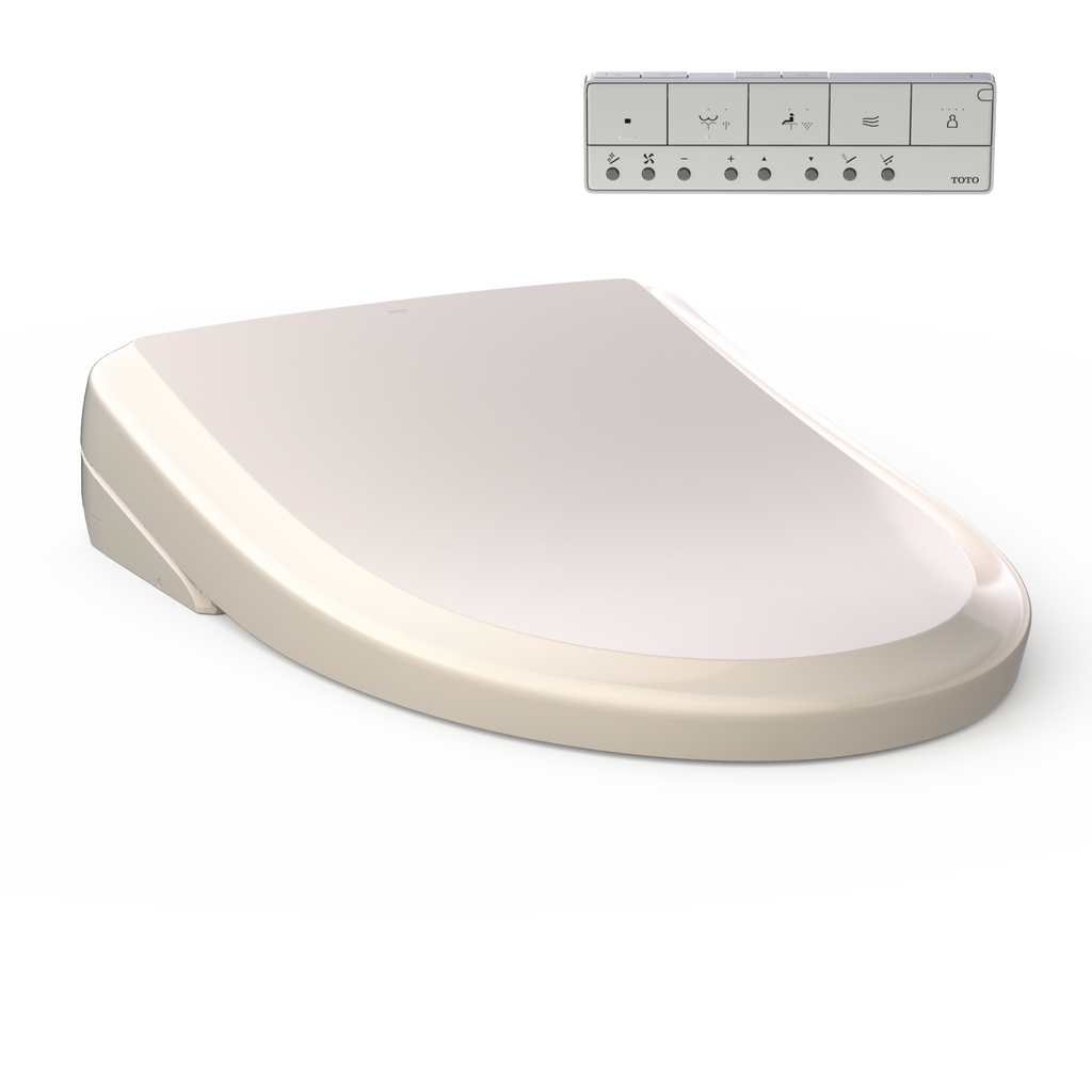 TOTO SW4724#12 Washlet S7 Electronic Bidet Toilet Seat With Ewater+ Bowl And Wand Cleaning - Sedona Beige