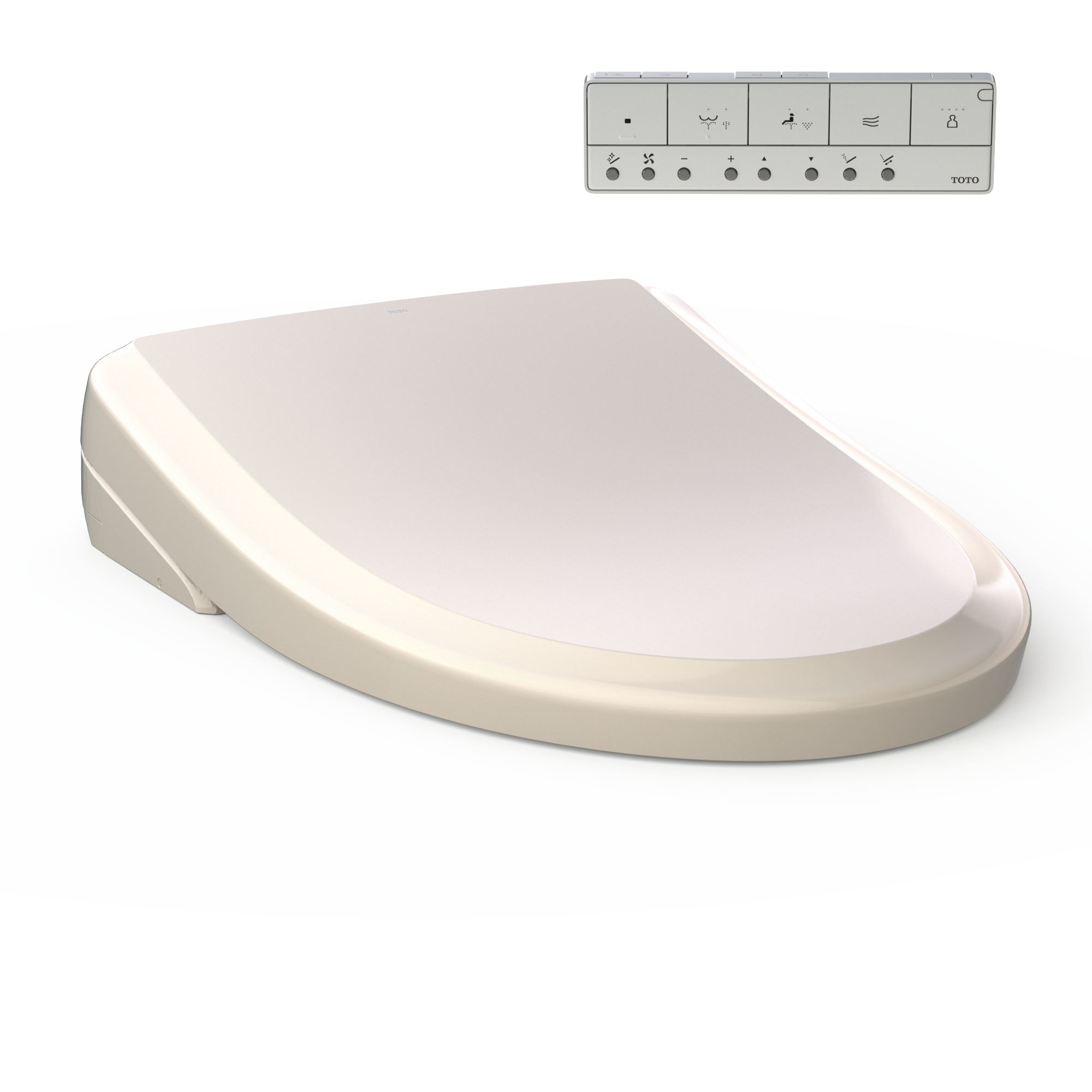 TOTO SW4724#12 Washlet S7 Electronic Bidet Toilet Seat With Ewater+ Bowl And Wand Cleaning - Sedona Beige