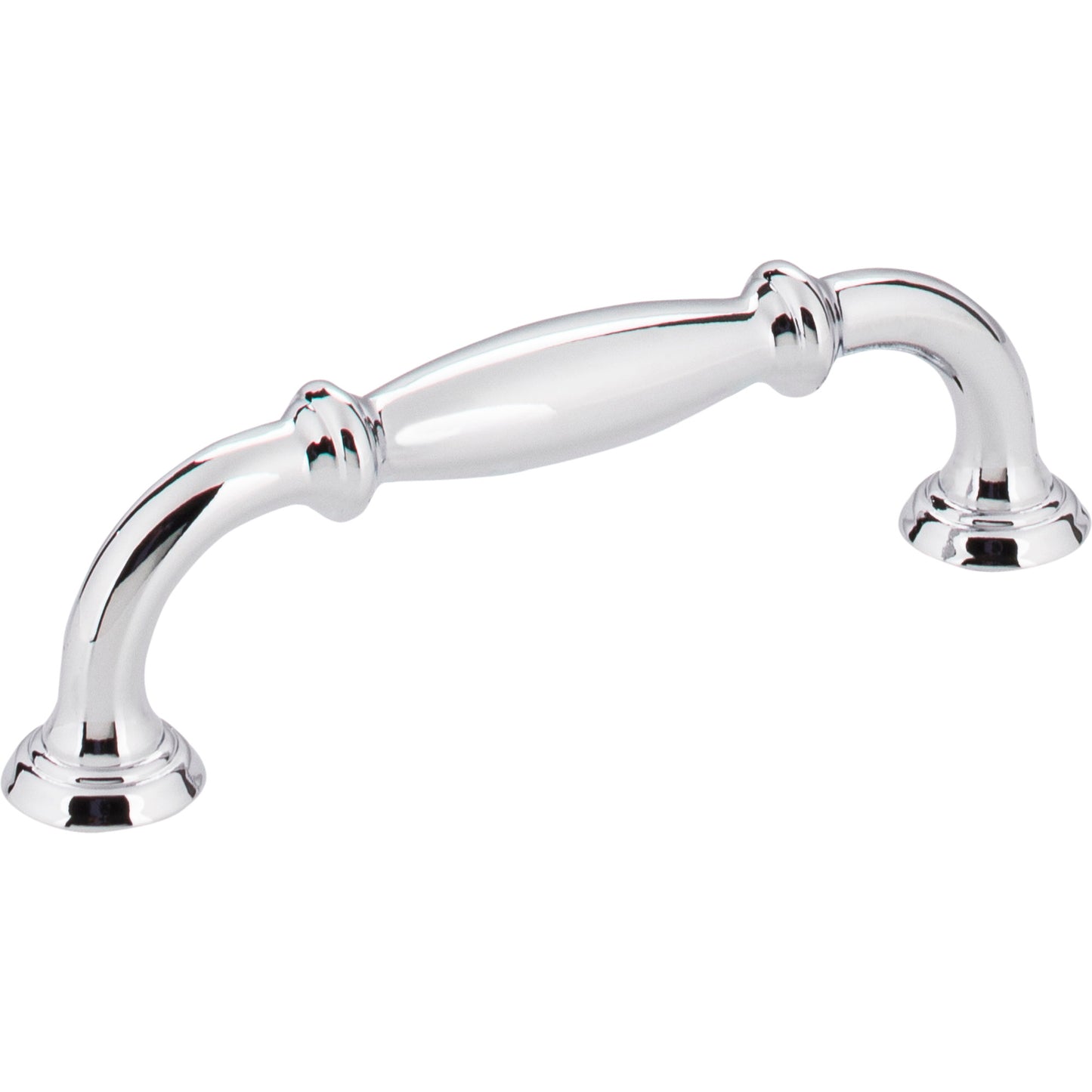 JEFFREY ALEXANDER 658-96PC Tiffany 96 mm Center-to-Center Bar Pull - Polished Chrome