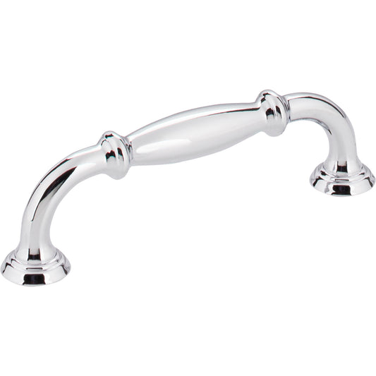 JEFFREY ALEXANDER 658-96PC Tiffany 96 mm Center-to-Center Bar Pull - Polished Chrome