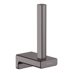 HANSGROHE 41756340 AddStoris Spare Toilet Paper Holder - Brushed Black Chrome