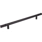 TOP KNOBS TK3238BLK Burnham 12" Center to Center Bar Pull - Flat Black