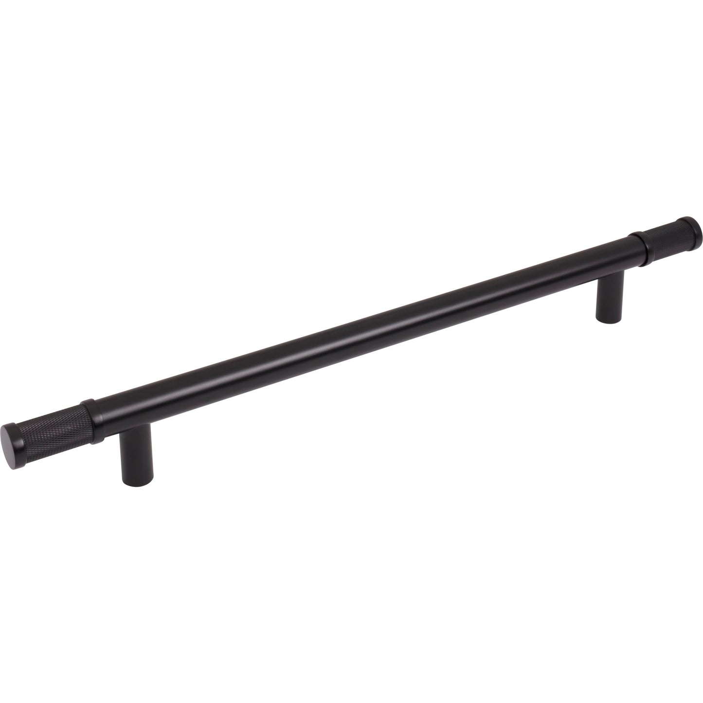 TOP KNOBS TK3238BLK Burnham 12" Center to Center Bar Pull - Flat Black