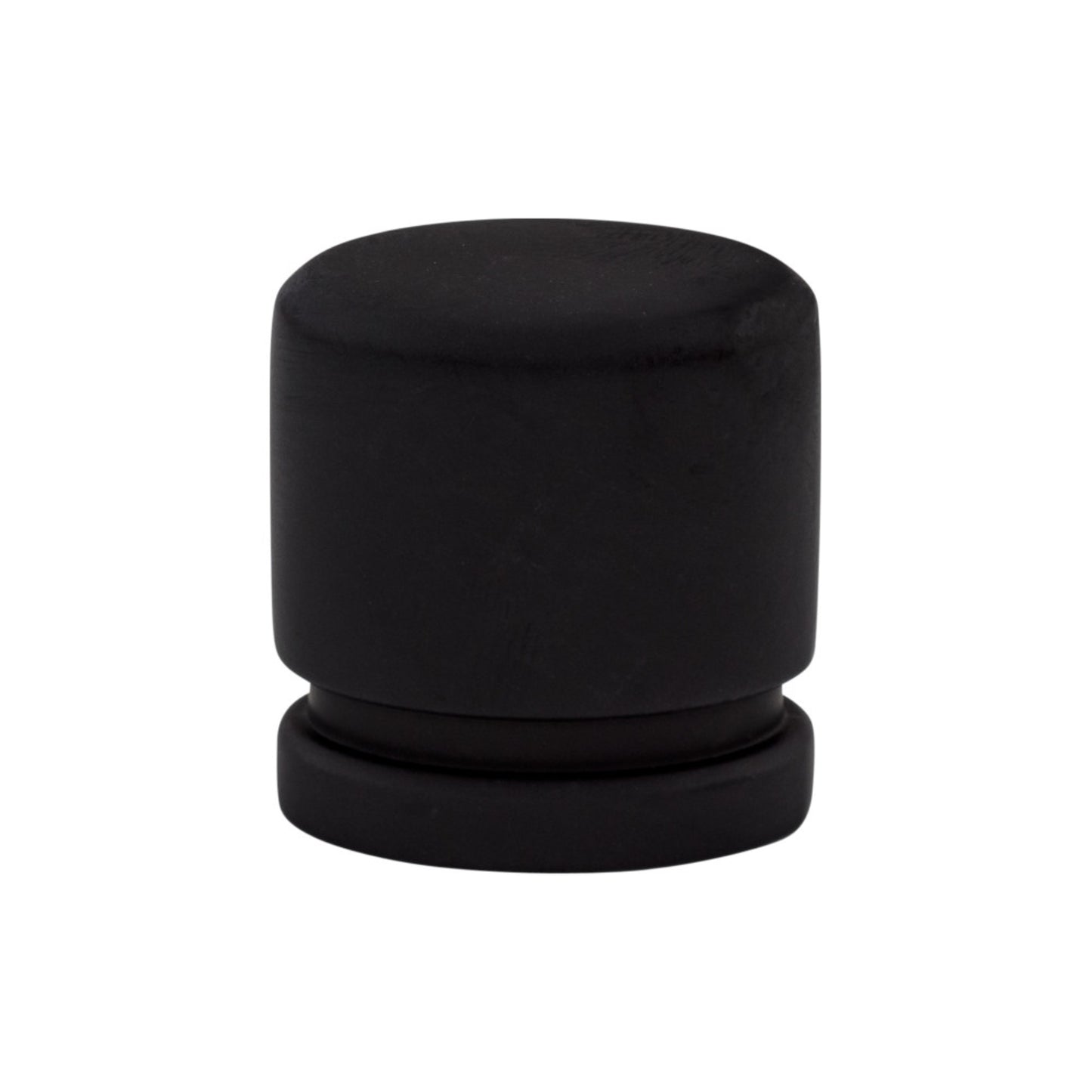 TOP KNOBS TK57BLK Oval 1" Length Oval Knob - Flat Black