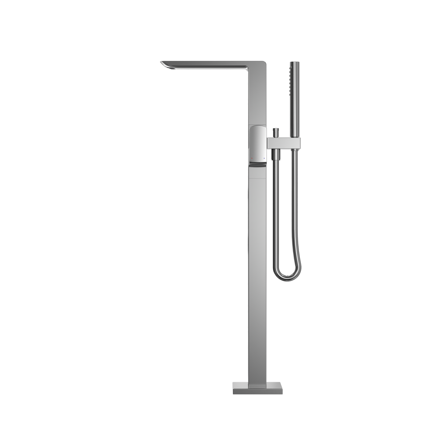 TOTO TBG02306U#CP GR Single-Handle Freestanding Tub Filler Faucet with Handshower , Polished Chrome