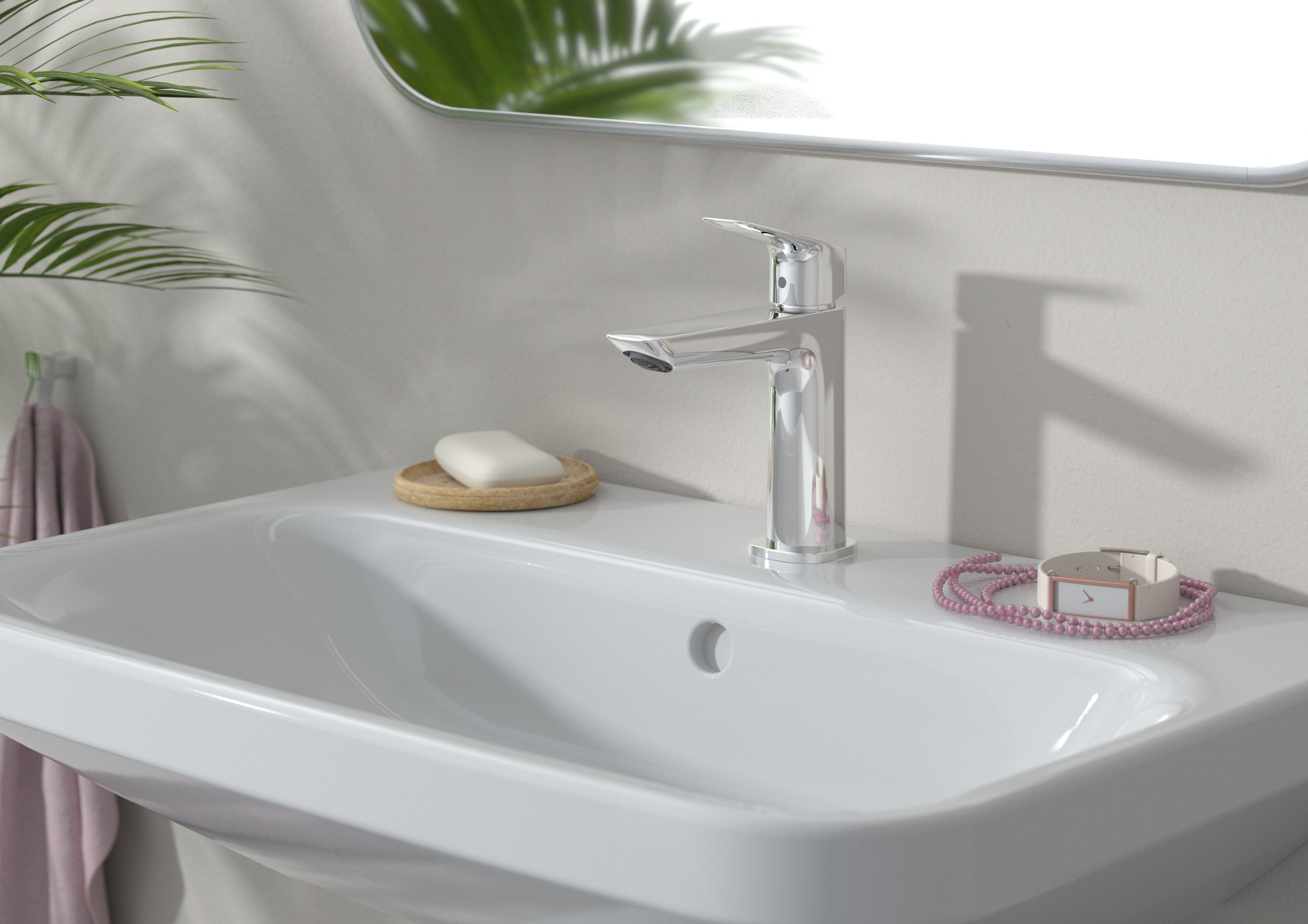 HANSGROHE 71253001 Logis Fine Single-Hole Faucet 110, 1.2 GPM - Chrome
