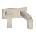 AXOR 39119821 Citterio Wall-Mounted Single-Handle Faucet Trim with Base Plate, 1.2 GPM - Brushed Nickel