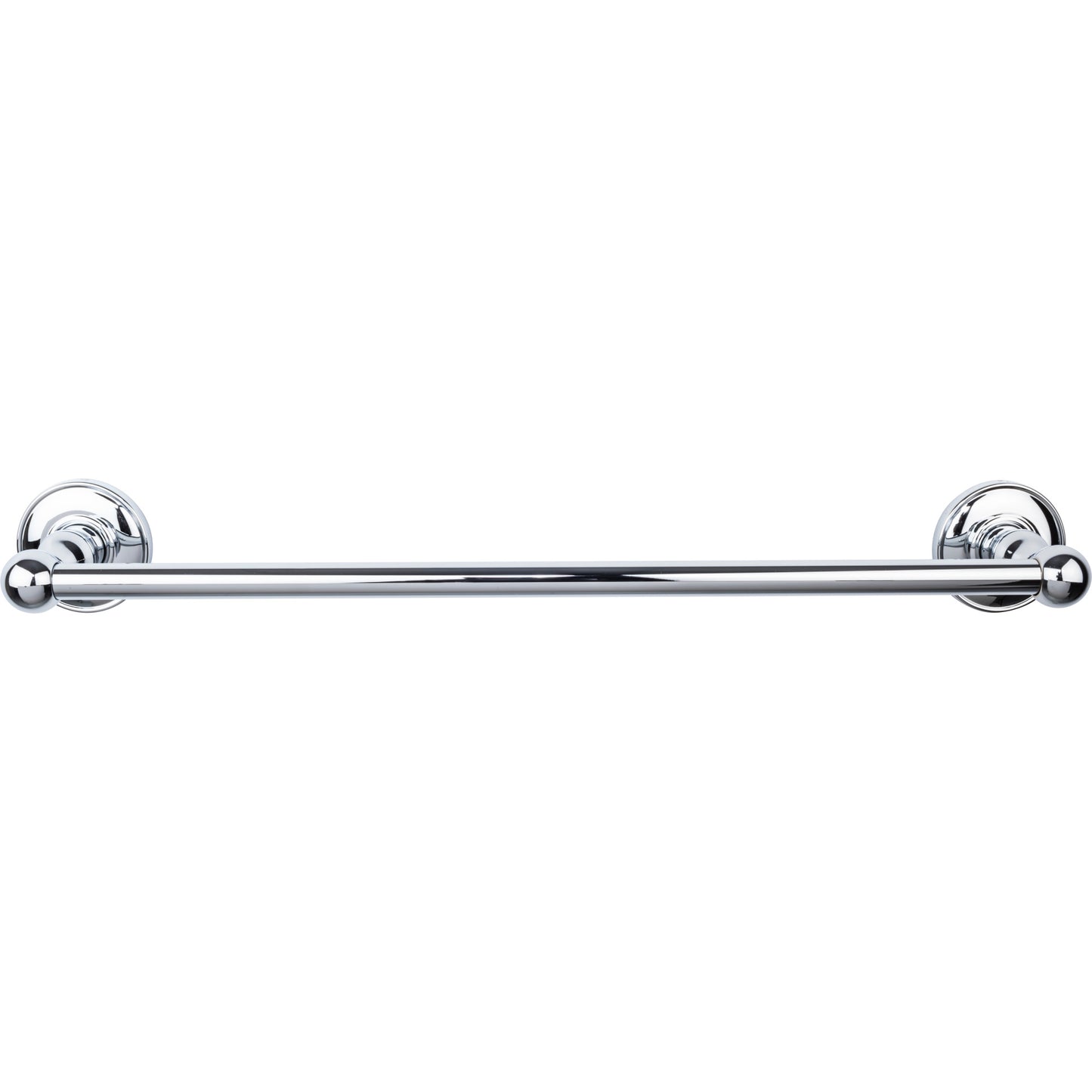 TOP KNOBS ED6PCD TOP BATH (R) Edwardian Bath Single 20 1/2" Wall Mounted Towel Bar - Polished Chrome