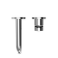 TOTO TLS01309U#CP LB Series 1.2 GPM Wall-Mount Single-Handle Bathroom Sink Faucet , Polished Chrome