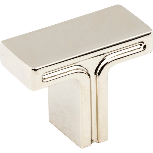 JEFFREY ALEXANDER 867NI Anwick 1-3/8" Length Bar Knob - Polished Nickel