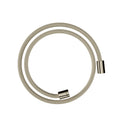 AXOR 28228830 Shower Solutions Textile Hose with Cylindircal Nut, 49" - Polished Nickel