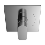 TOTO TS363P#CP Oberon Square 7 Inch Pressure Balance Valve Shower Trim - Polished Chrome