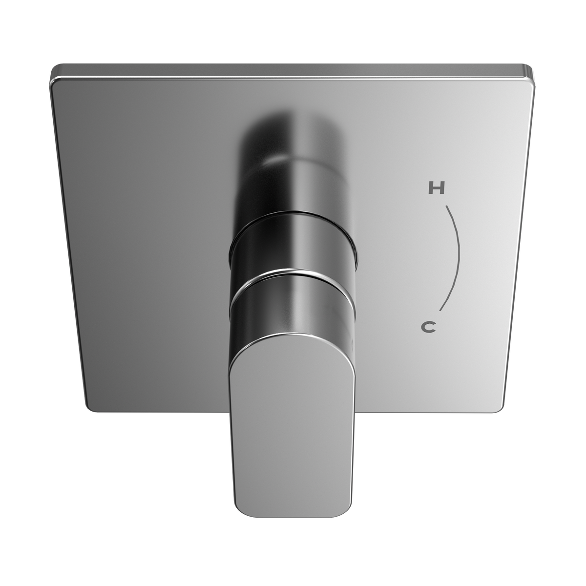 TOTO TS363P#CP Oberon Square 7 Inch Pressure Balance Valve Shower Trim - Polished Chrome