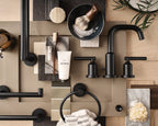 MOEN Y5709BL Arlys  Single-Post Paper Holder In Matte Black