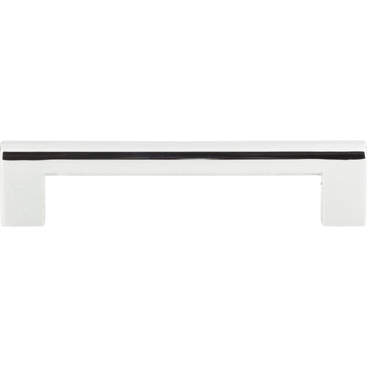 ATLAS A879-CH Round Rail 5 1/16" Center to Center Bar Pull - Polished Chrome