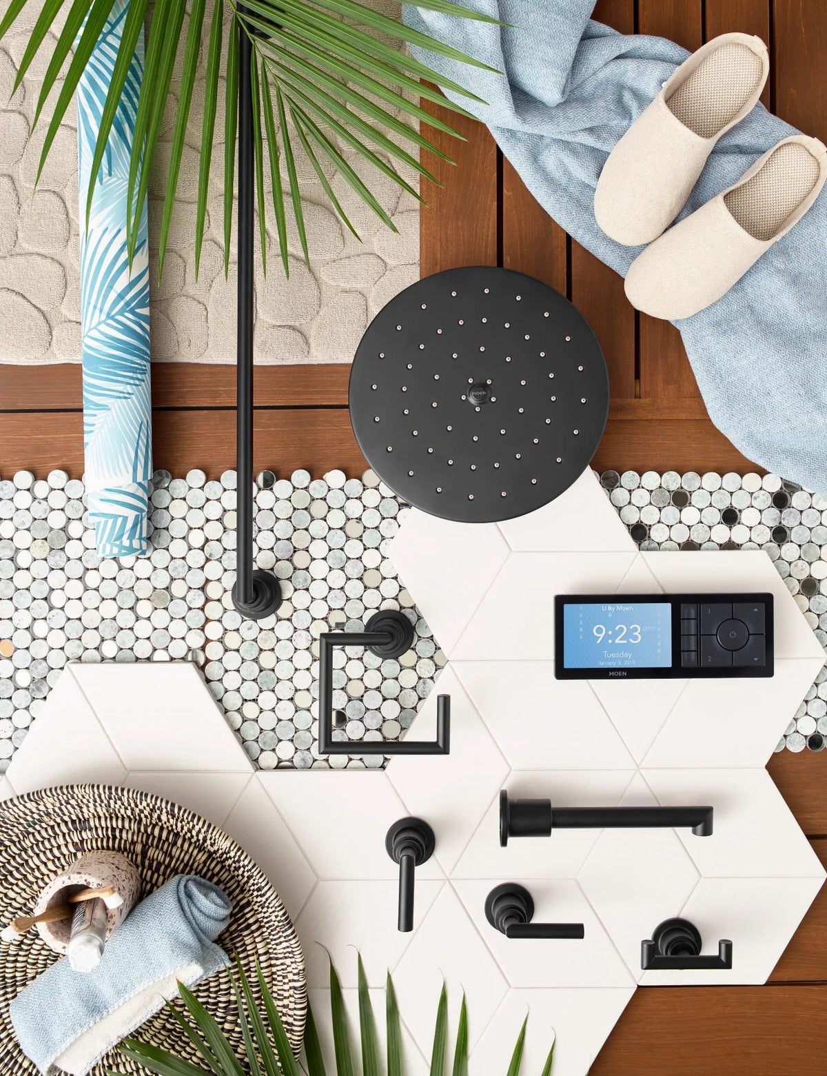MOEN TS1422BL Mosaic Body Spray - Matte Black