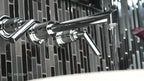 MOEN TS43003BL Arris  Two-Handle Wall Mount Bathroom Faucet In Matte Black