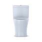 TOTO CST646CEMFGNAT40#01 Aquia IV One-Piece Elongated Dual Flush 1.28 and 0.9 GPF WASHLET+ and Auto Flush Ready Toilet with CEFIONTECT , Cotton White